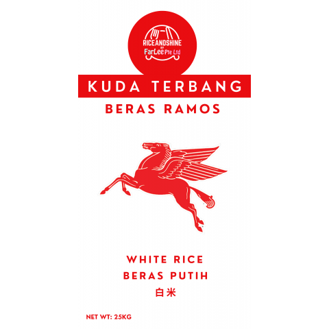 Kuda Terbang India White Rice 25KG