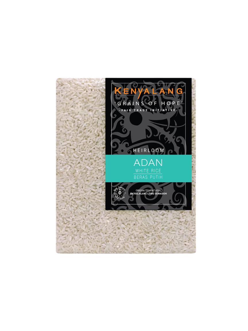 Kenyalang Adan Heirloom White Rice