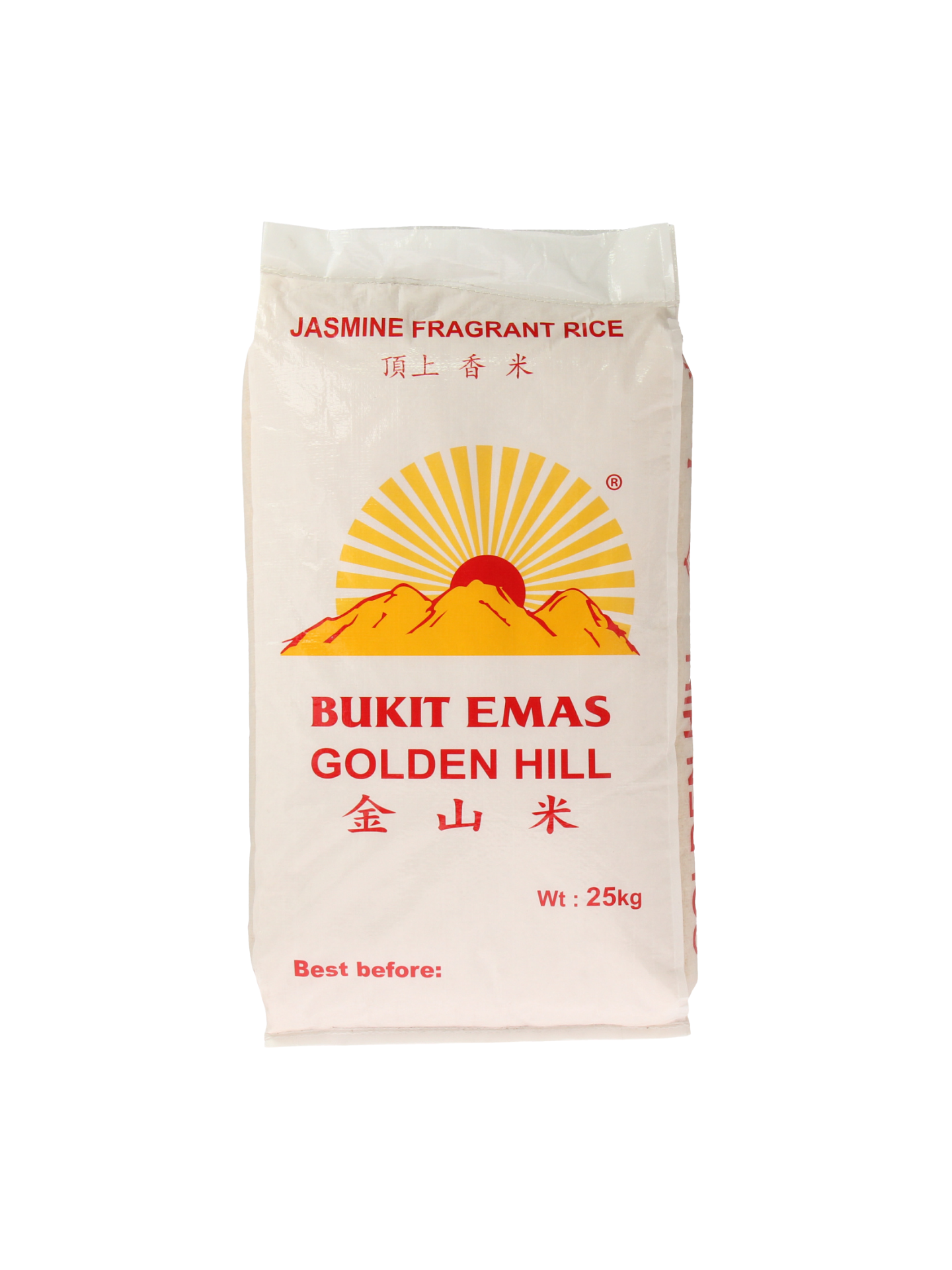 Golden Hill Premium KDM Jasmine Fragrant Rice 25kg