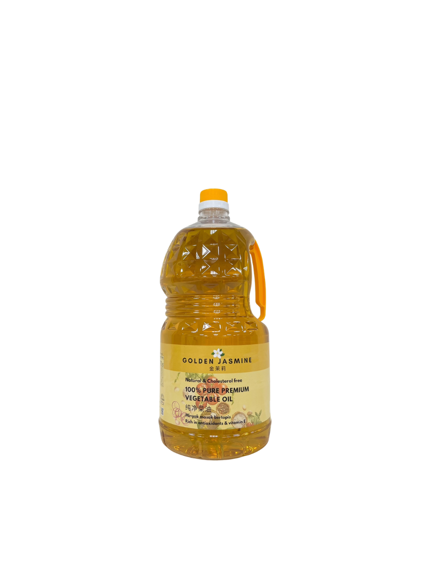 Golden Jasmine Premium Vegetable Cooking Oil 2L (Halal)