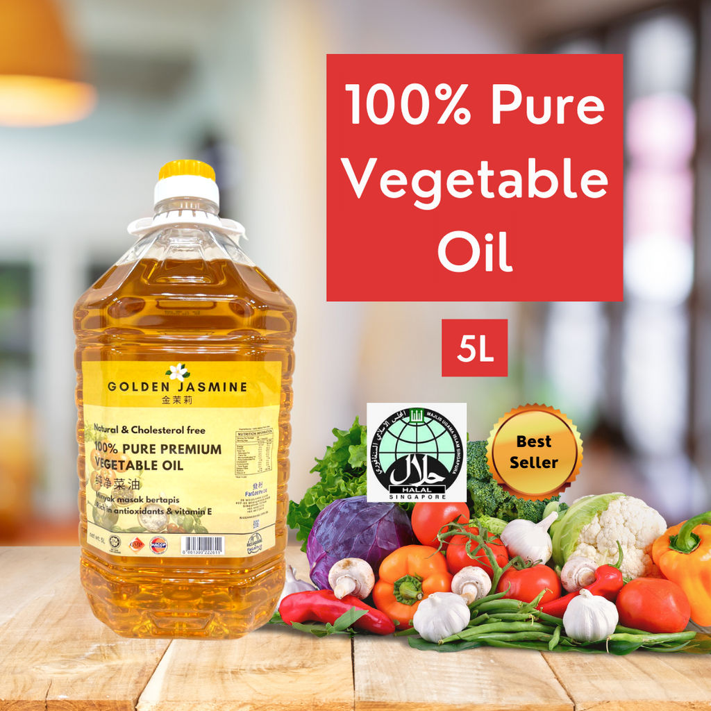 Golden Jasmine Premium Vegetable Cooking Oil 5L