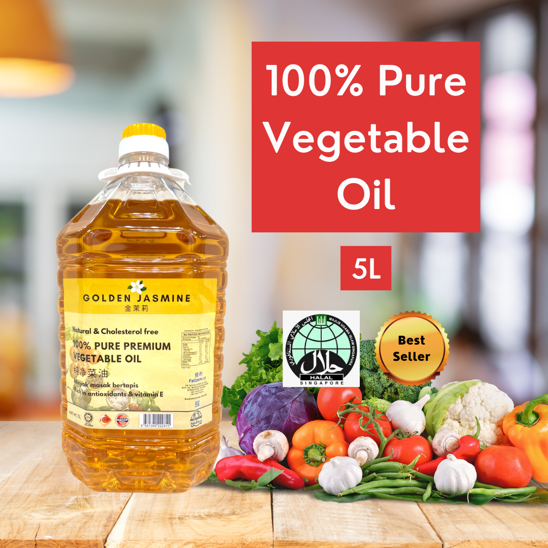 Golden Jasmine Premium Vegetable Cooking Oil 5L