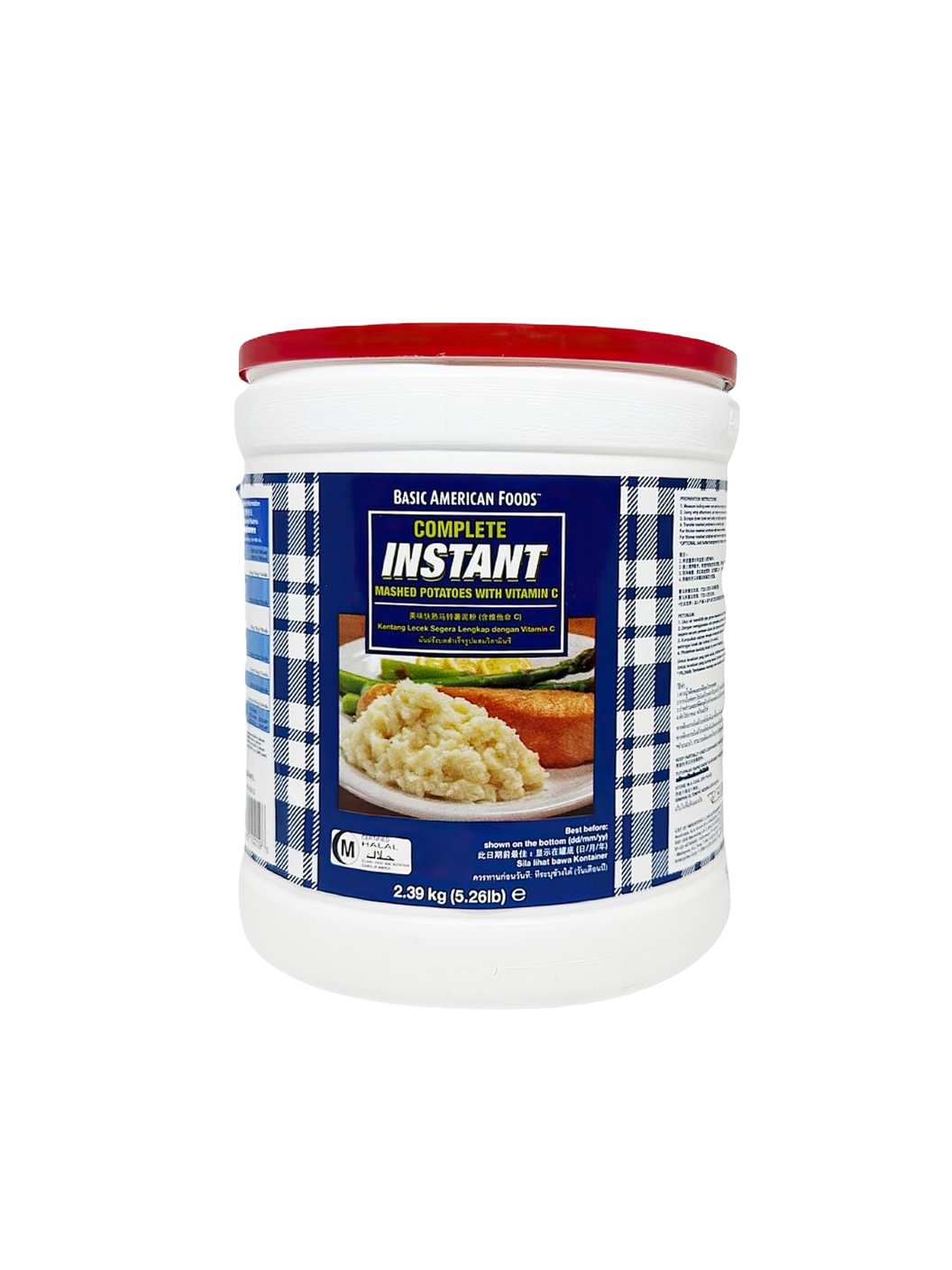 Basic American Foods Complete Instant Mashed Potatoes 2.39kg